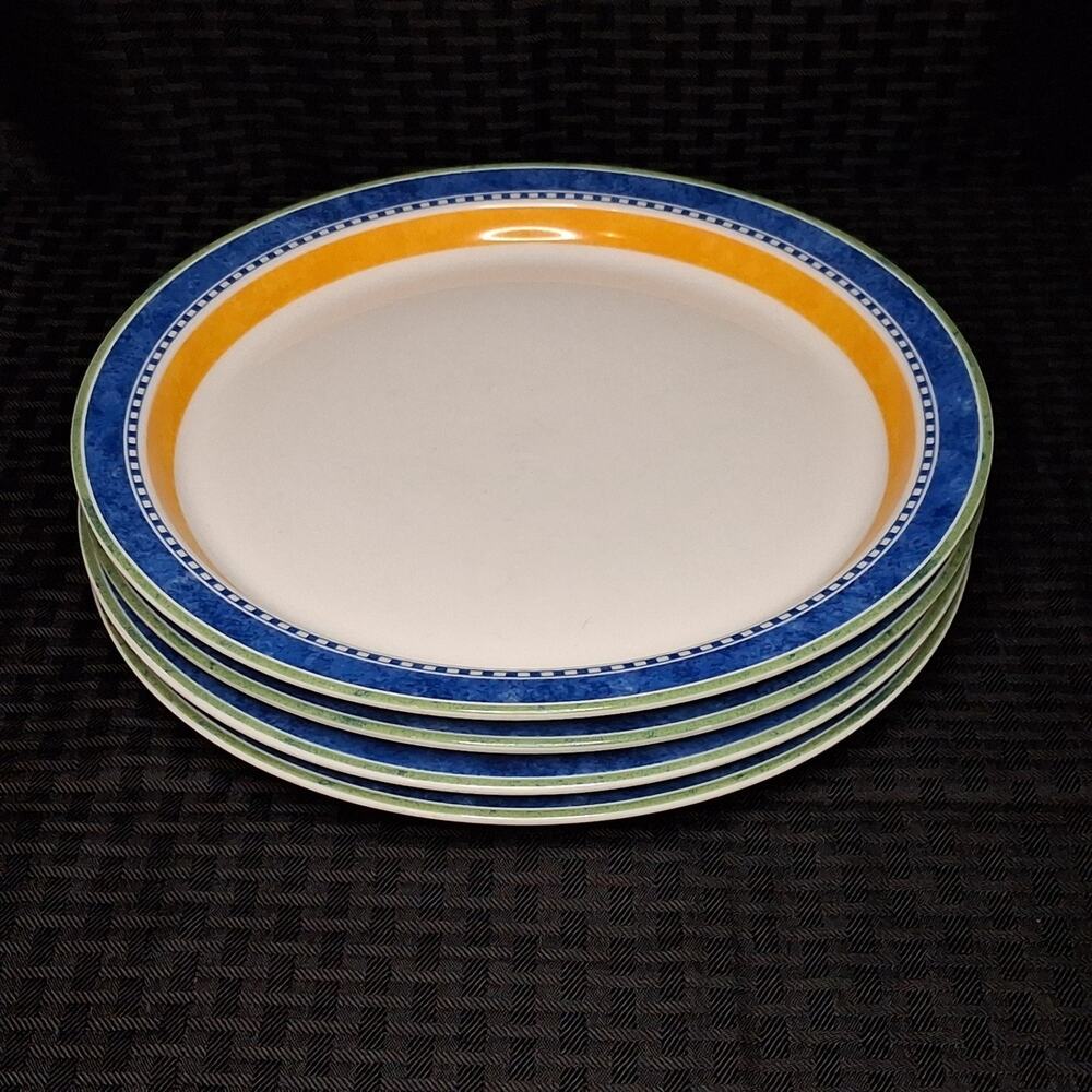 Vintage MCM 4 Dansk KOBENHAVN 10 1/2" Dinner Plates Bistro - Picture 9 of 9